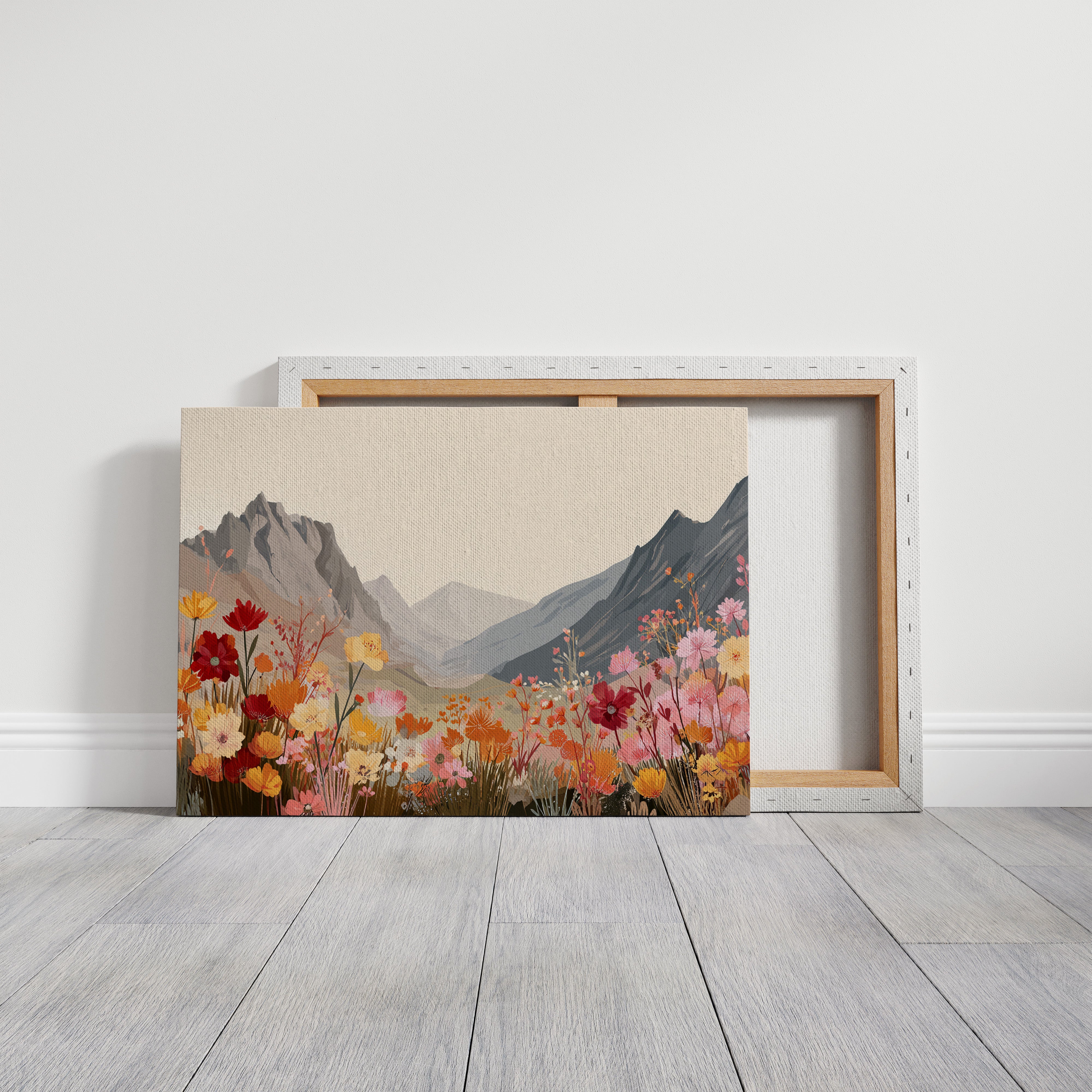 Alpine Meadows Bloom In Coral