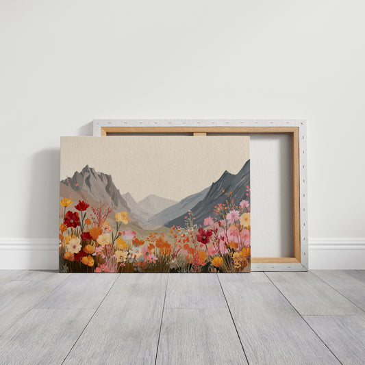 Alpine Meadows Bloom In Coral