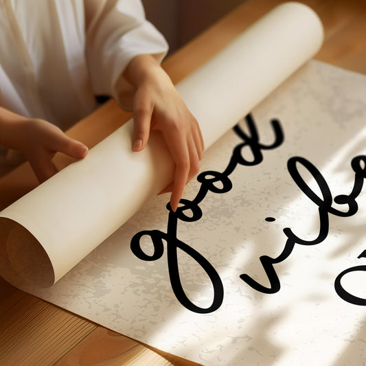 Good Vibes Only Script Quote