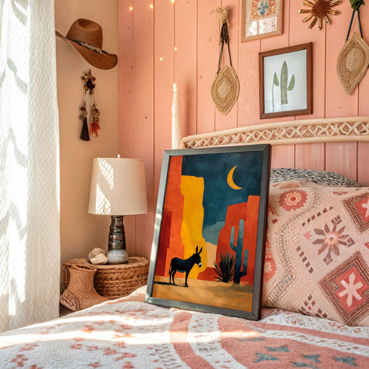 Desert Moon Finds Silent Companions