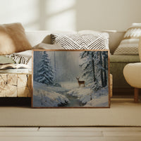 Winter Brook Calls Lone Stag