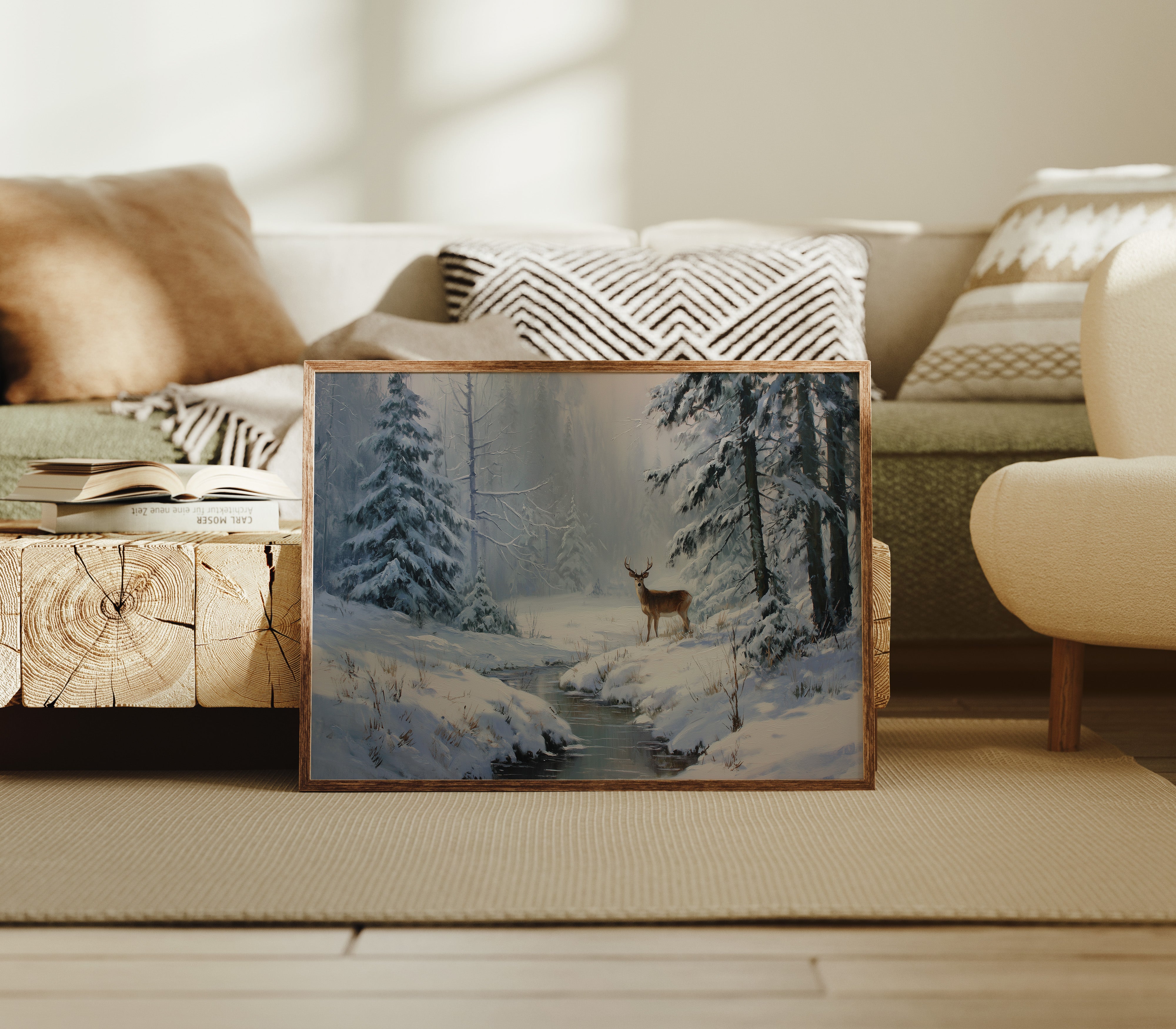 Winter Brook Calls Lone Stag