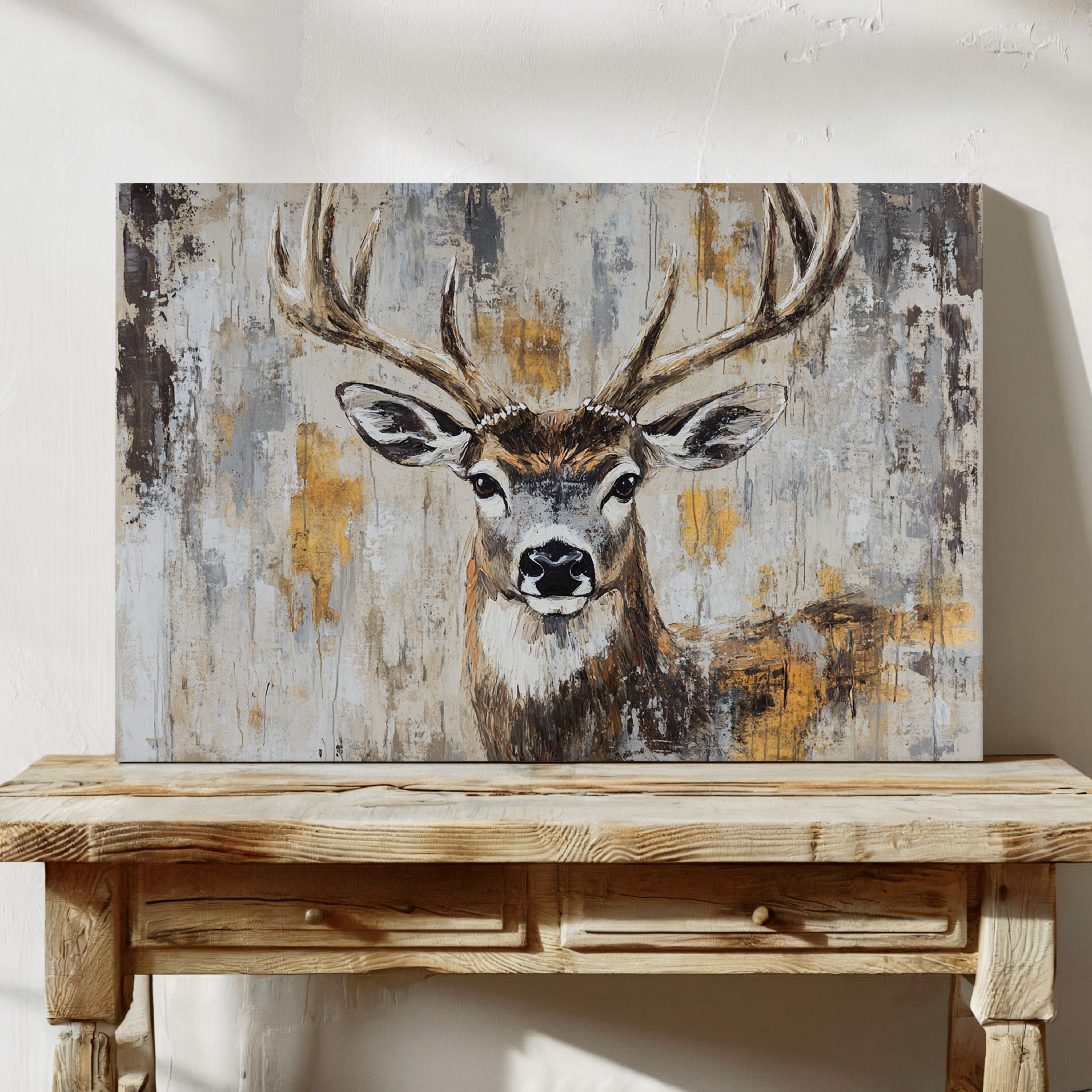 Noble Stag In Golden Light