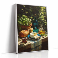 Cheese and Basil in Shade