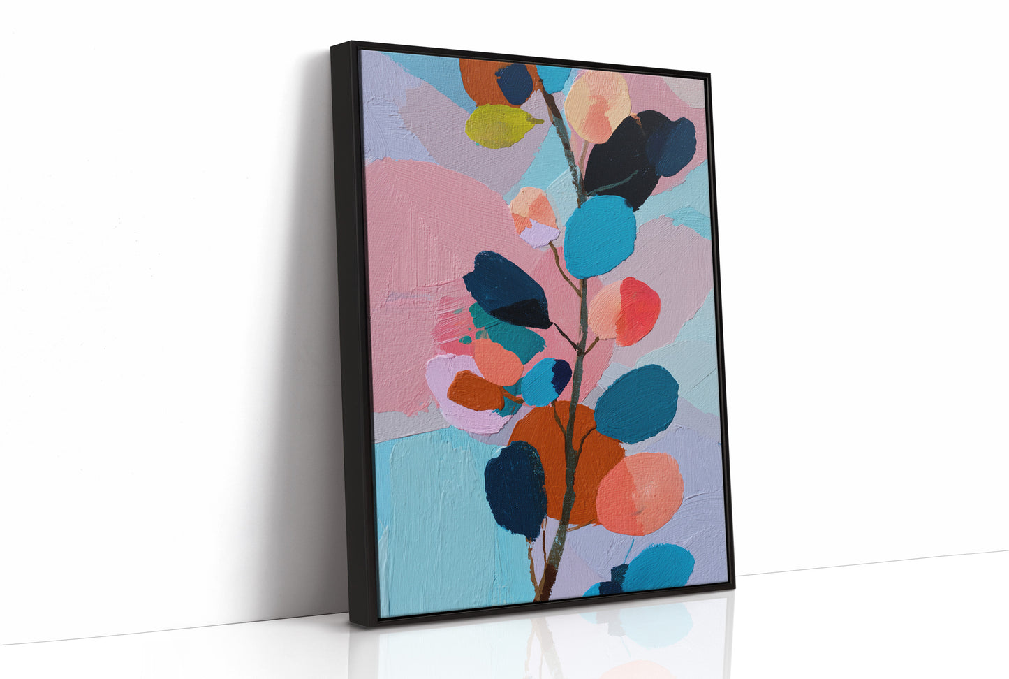 Abstract Botany in Pastel Symphony