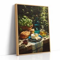 Cheese and Basil in Shade