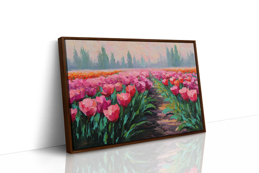 Path Through Petal-Laden Dreams