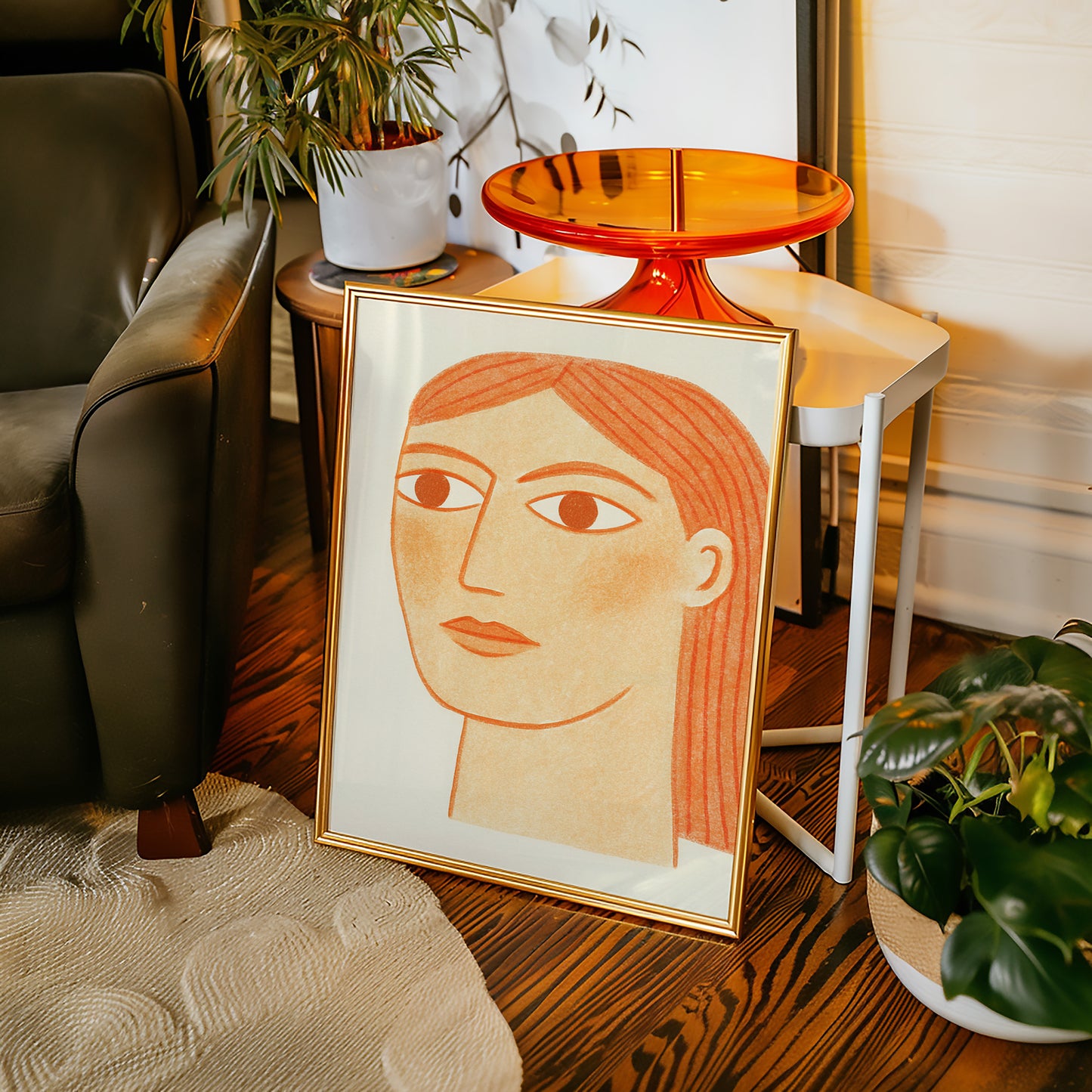Coral Lines Draw Modern Grace