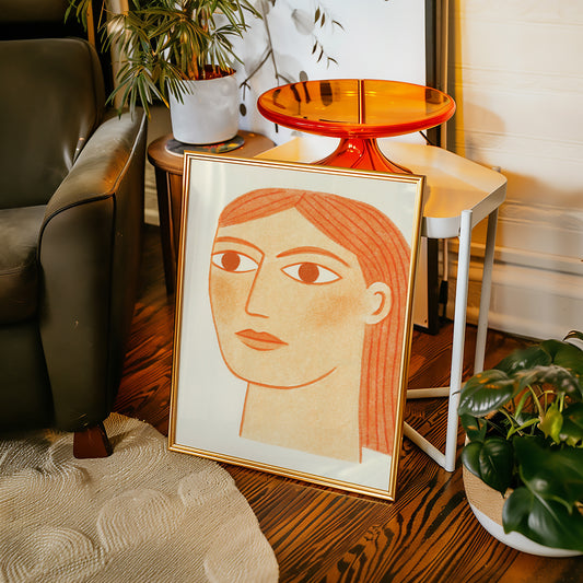 Coral Lines Draw Modern Grace