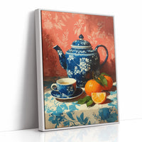 Blue China and Clementines