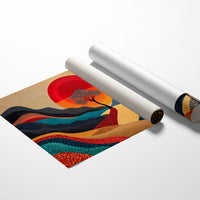 Lone Tree Dances At Sunset's Peak