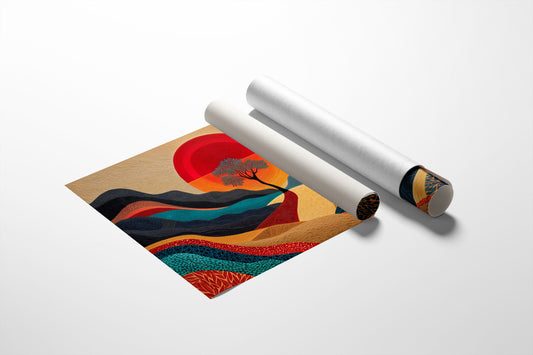 Lone Tree Dances At Sunset's Peak