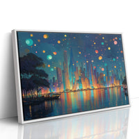 Lanterns Rise Above City Dreams