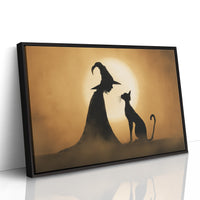 Moonlit Whisper with a Familiar