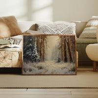 Winter Pines Hold Golden Memories
