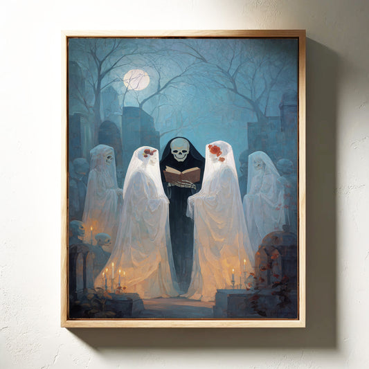 Ceremony Beneath the Moonlit Veil