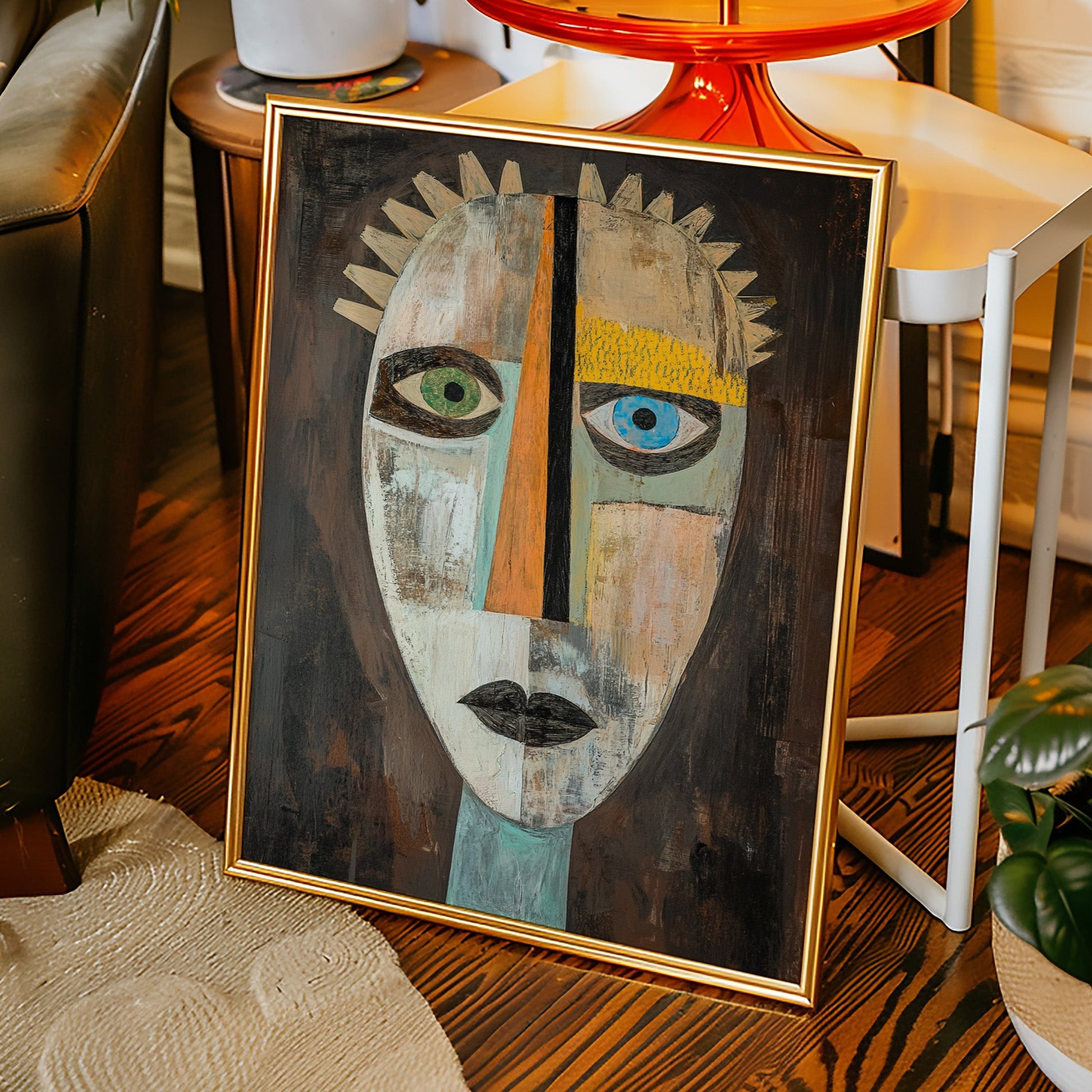 Divided Face Speaks Ancient Stories
