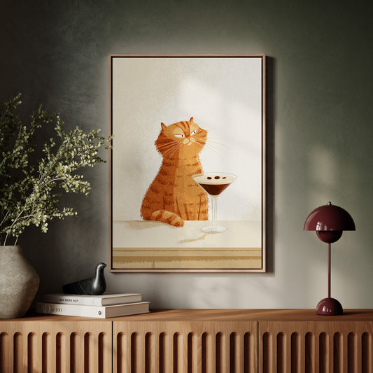 A Sip of Feline Indulgence