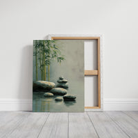 Bamboo Bends Near Silent Waters