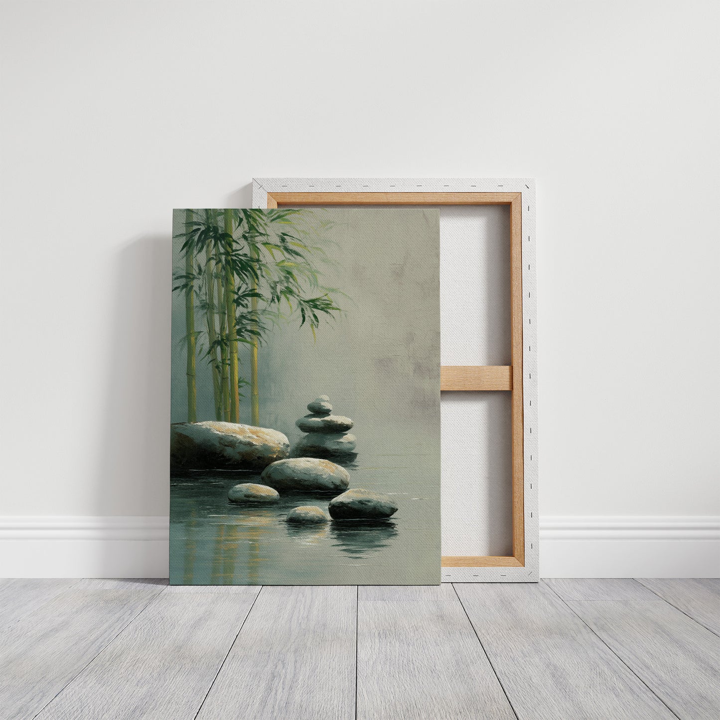 Bamboo Bends Near Silent Waters