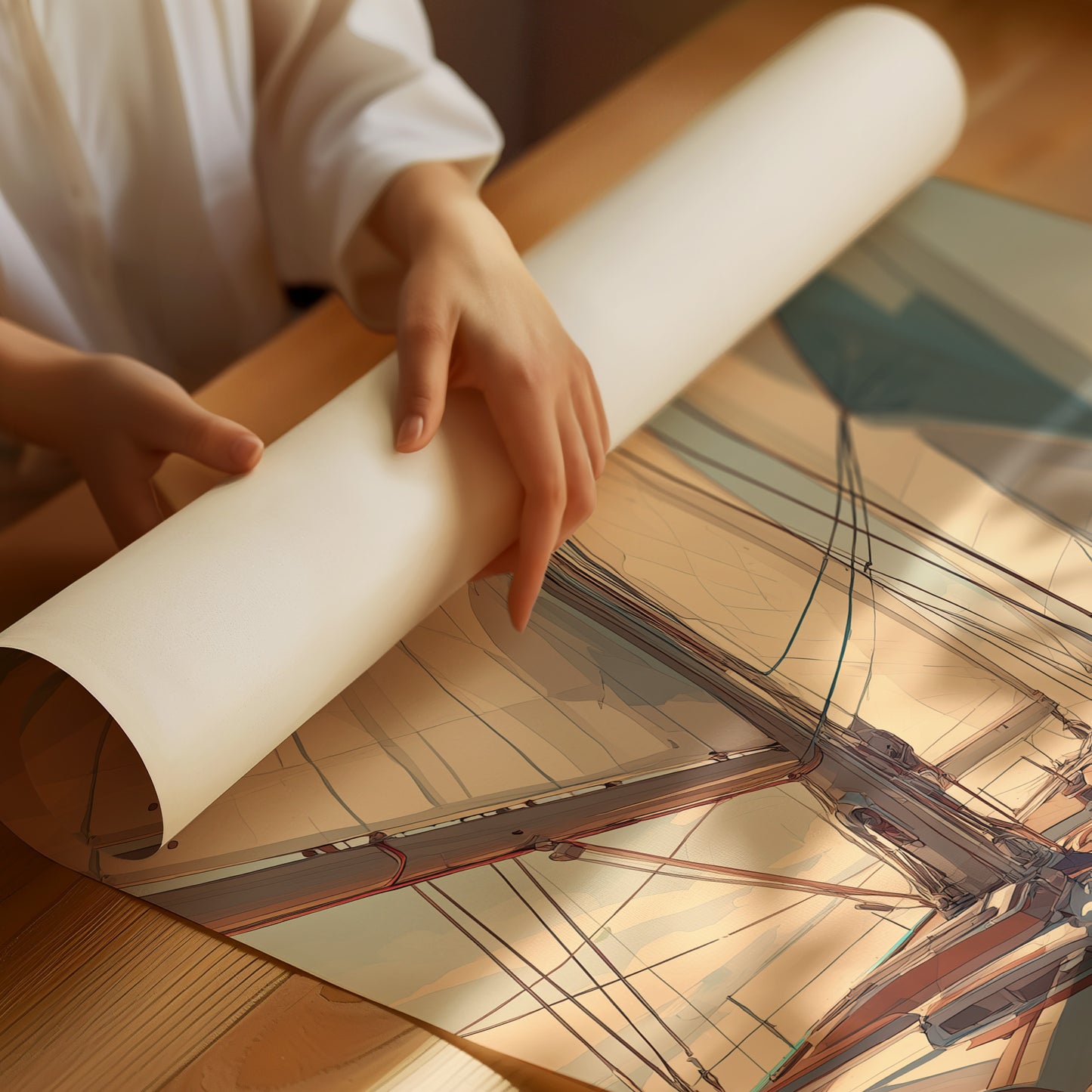 Sailboat Dreams In Afternoon Sun
