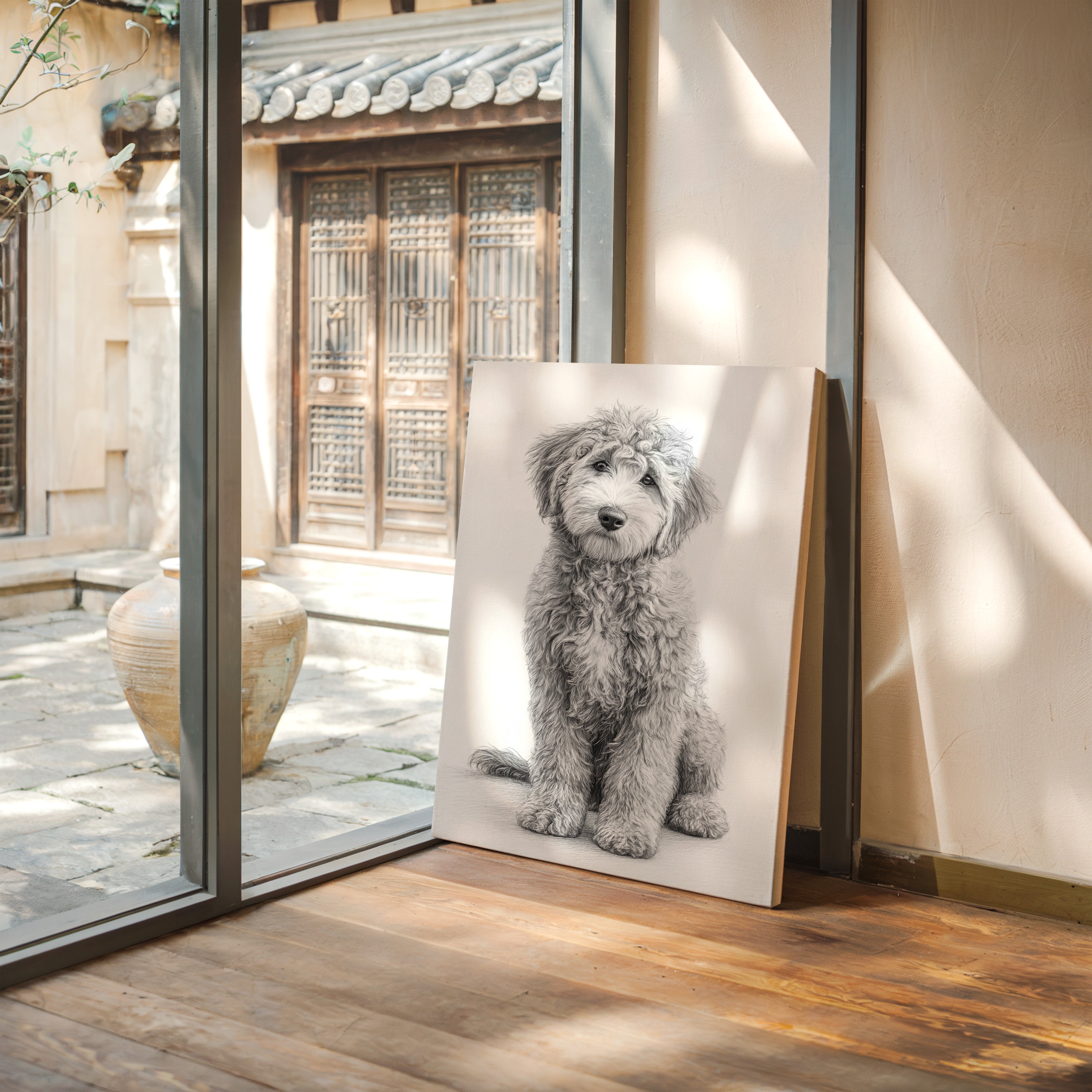 Curly Coat and Kind Eyes