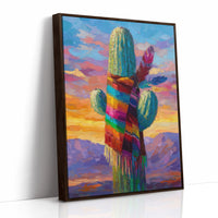 Saguaro Wears Rainbow Desert Dreams