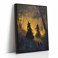 Witches Gather Under Amber Skies