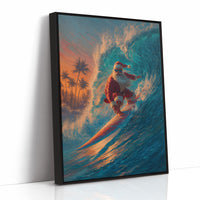 Tropical Santa Rides The Wave