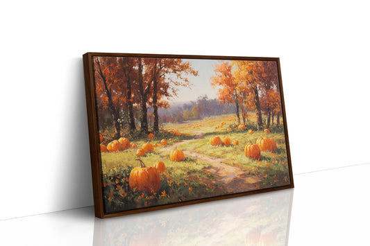 Path Through Autumn's Harvest