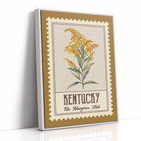 Kentucky Goldenrod Watercolor Stamp