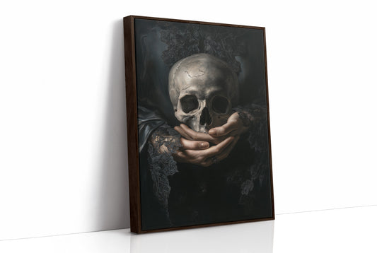 Mortality Cradled In Lace Hands