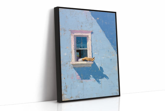 Azure Afternoon: Legs in Repose