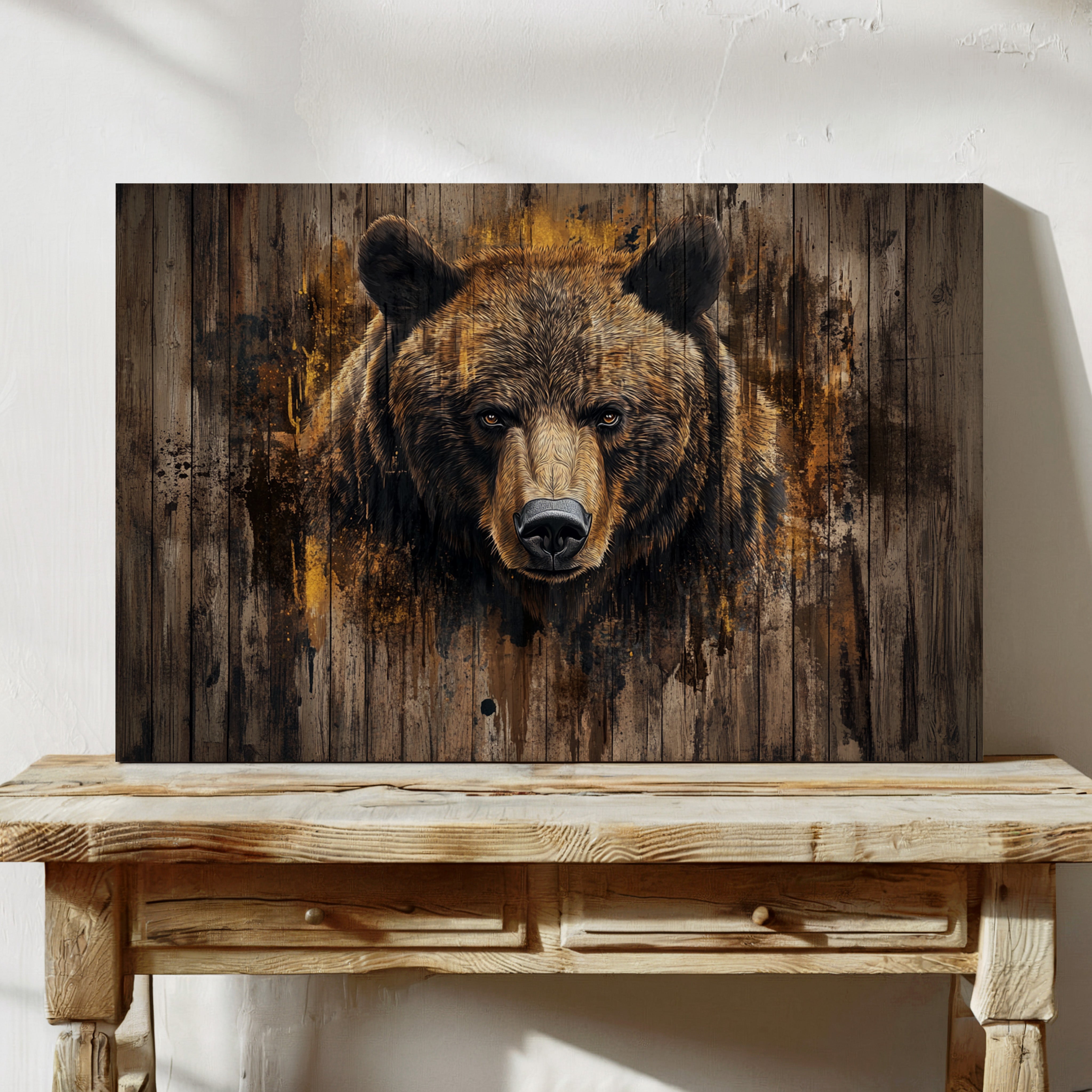 Ancient Forest Holds Bear's Gaze