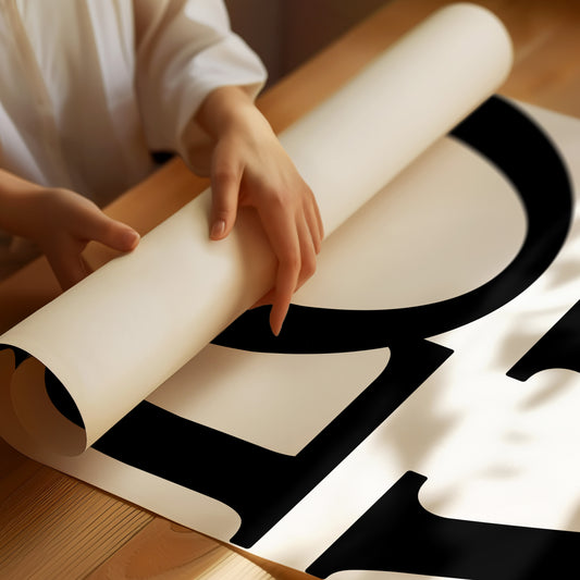 Bold Serif Love Typography Print