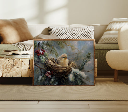 Winter Songbird Finds Sacred Rest