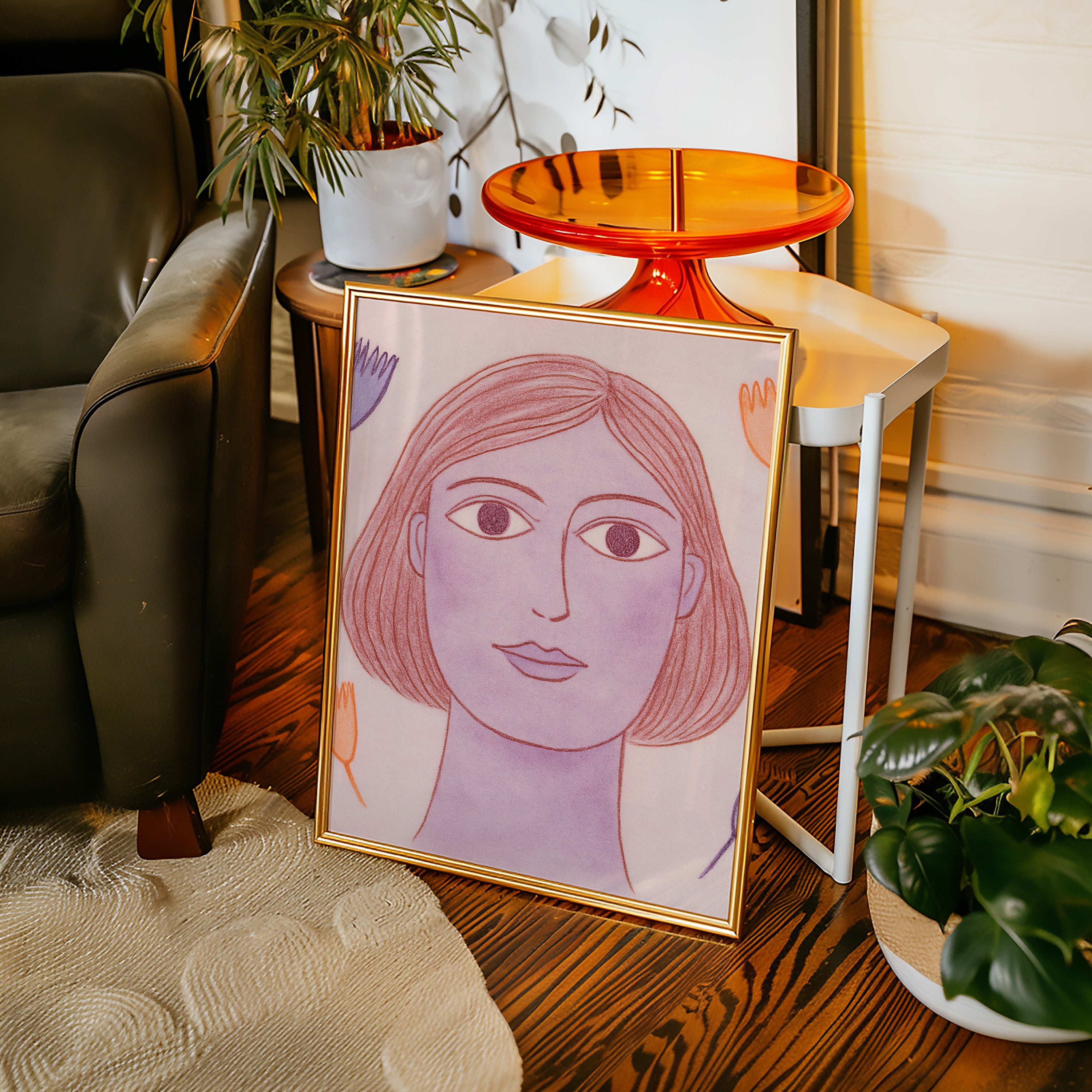 Desert Meets Modern Portrait Pink