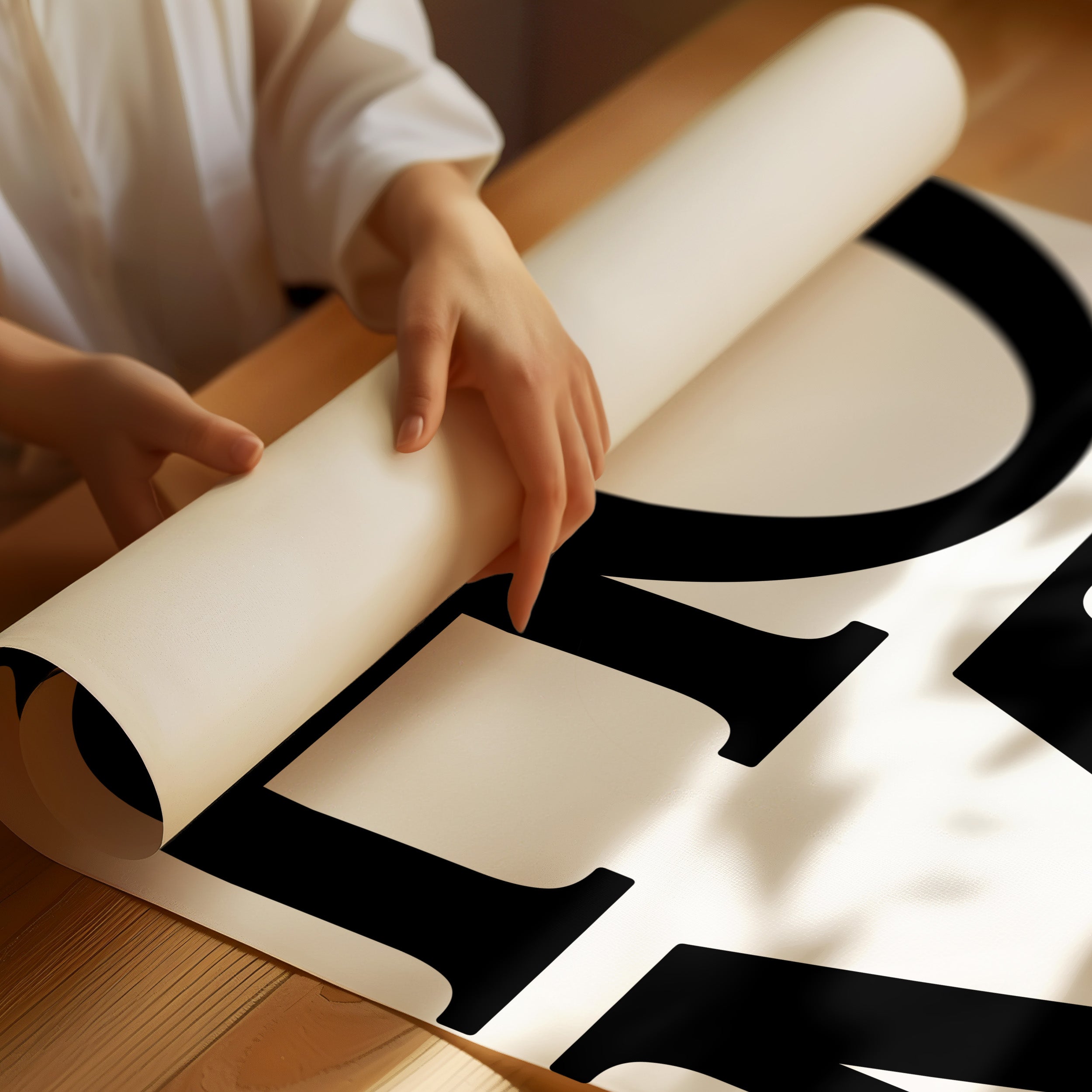 Bold Serif Home Typography Print