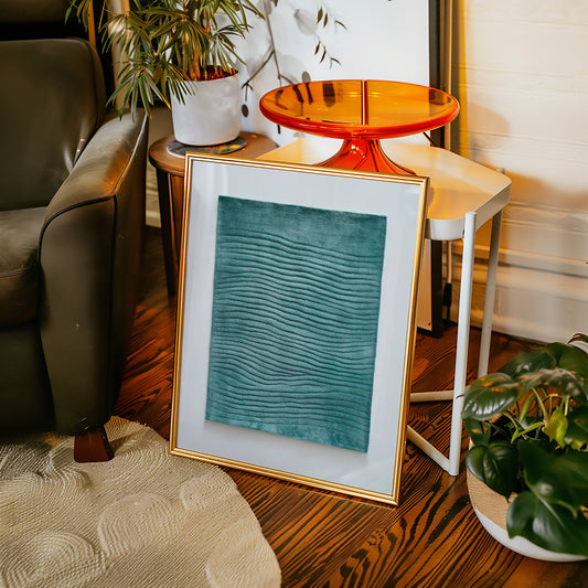 Tidal Rhythms In Seafoam Green