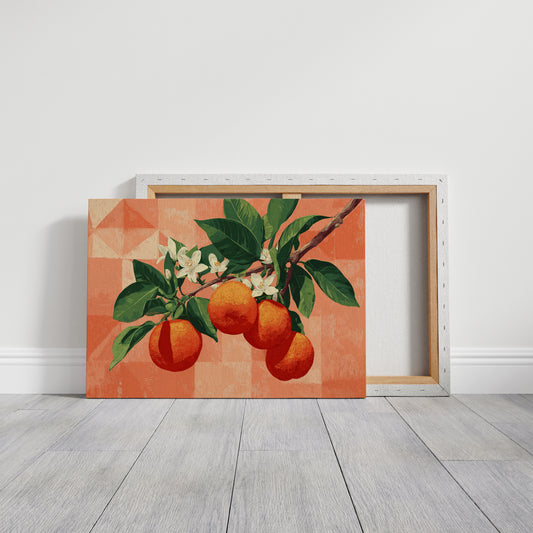 Citrus Blossoms Dance In Coral