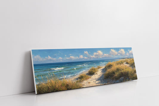 Path Through Golden Coastal Dunes