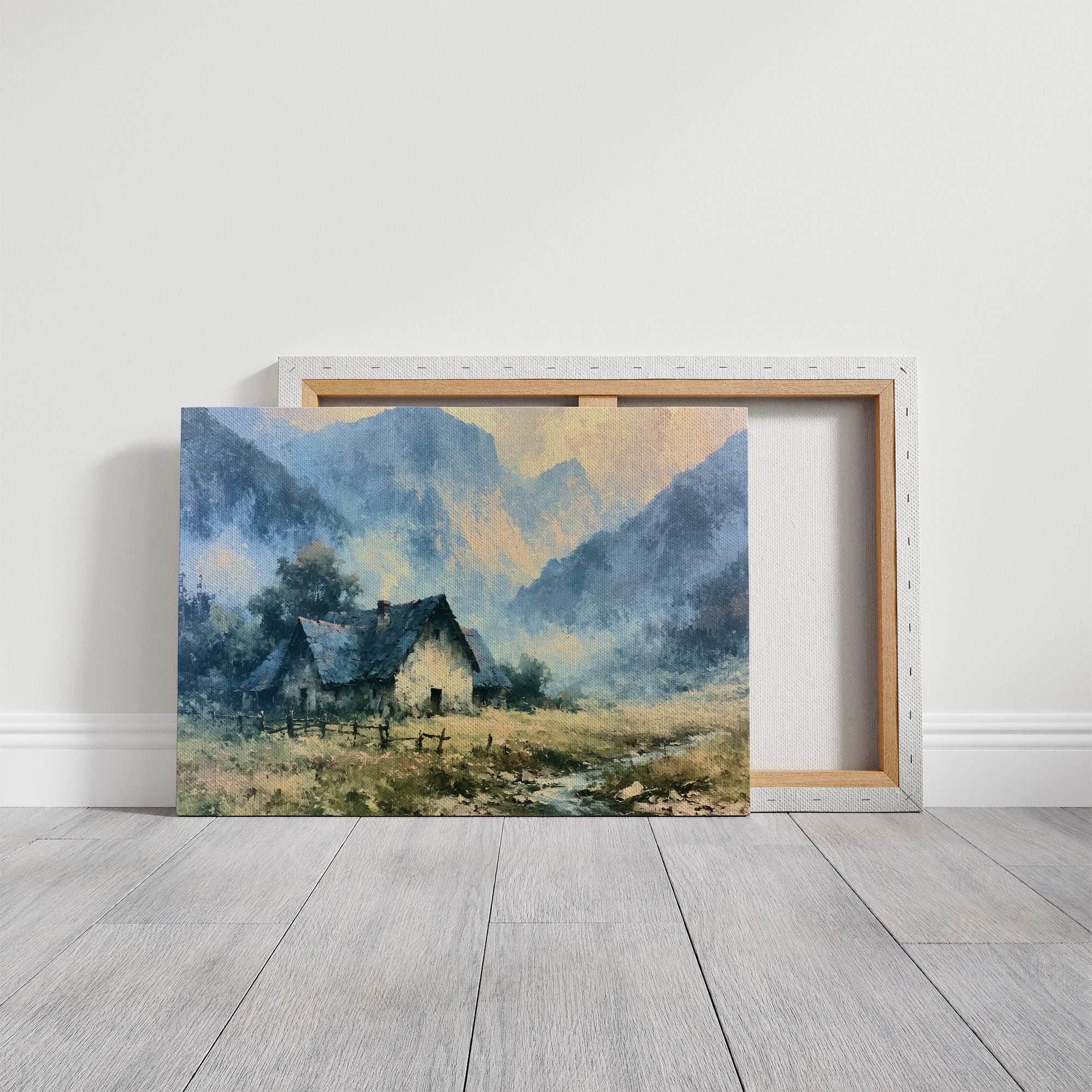 Cottage Beneath the Blue Peaks
