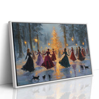 Lantern Waltz in Winter Woods