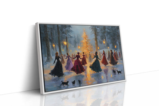 Lantern Waltz in Winter Woods