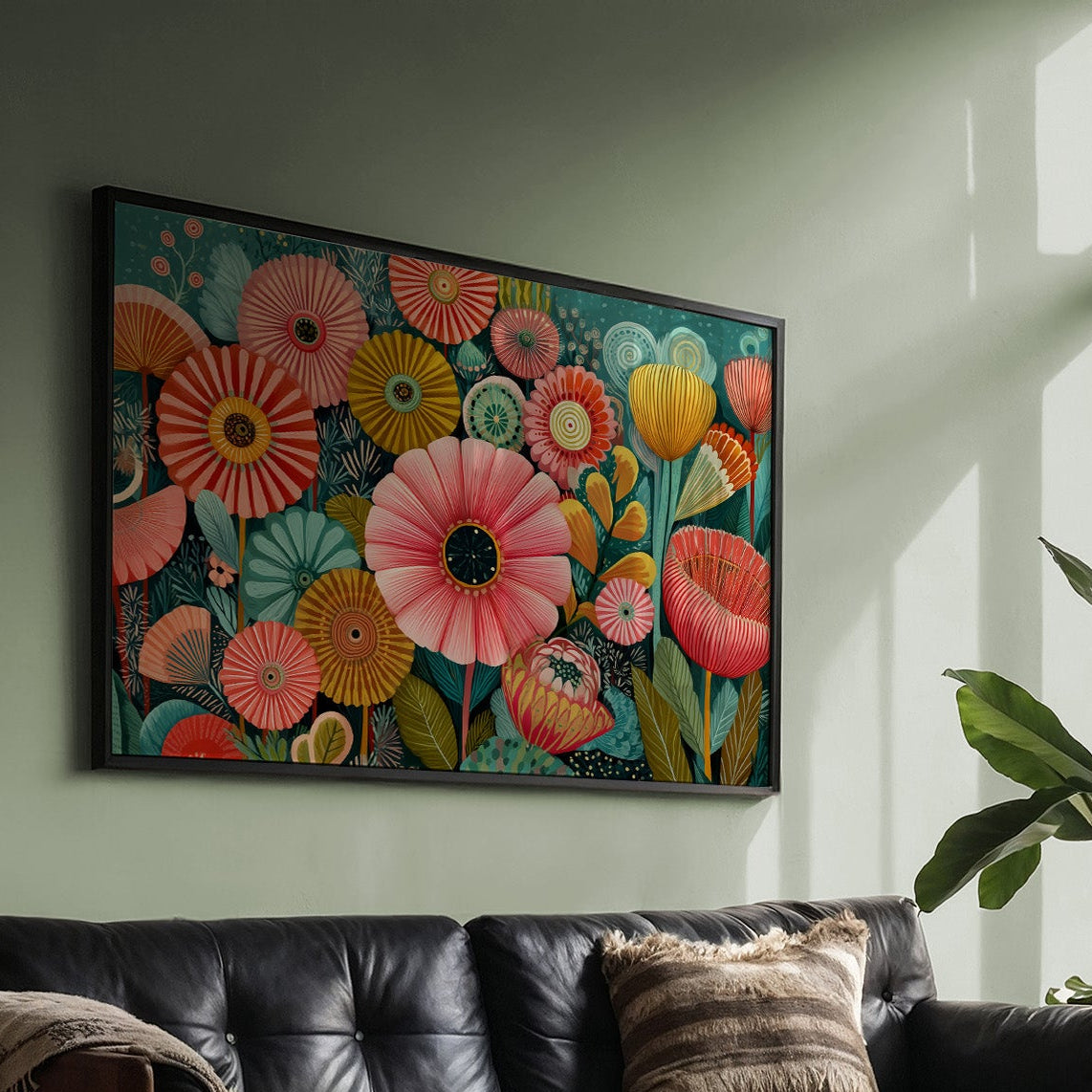 Coral Blooms Cast Golden Shadows