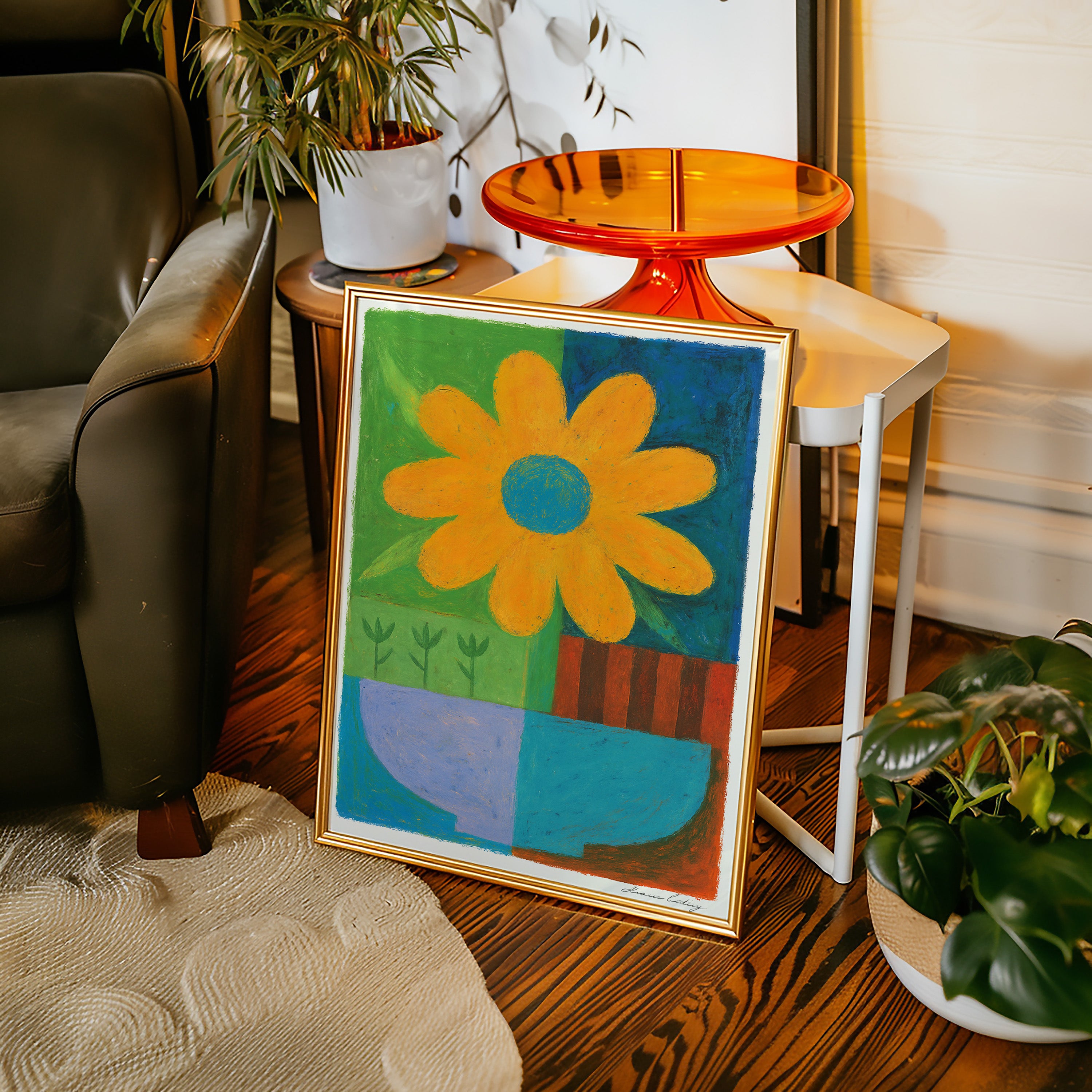 Summer Daisy Plays With Color