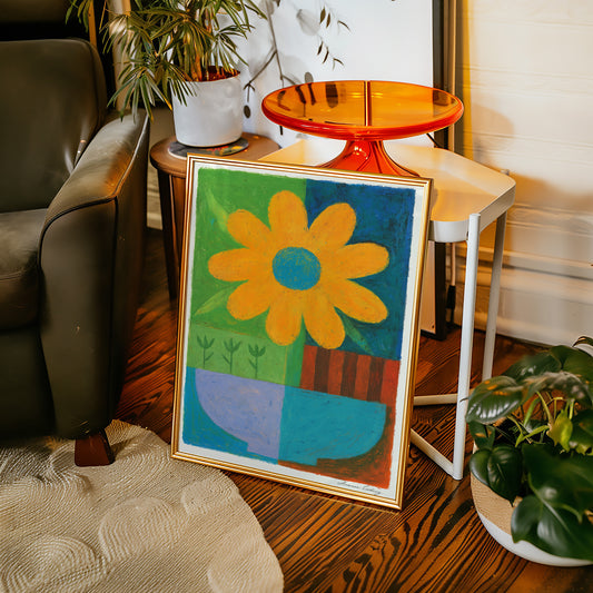 Summer Daisy Plays With Color
