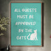 Entrance Requires Feline Approval