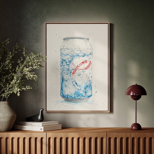 Summer Bubbles Dance In Glass