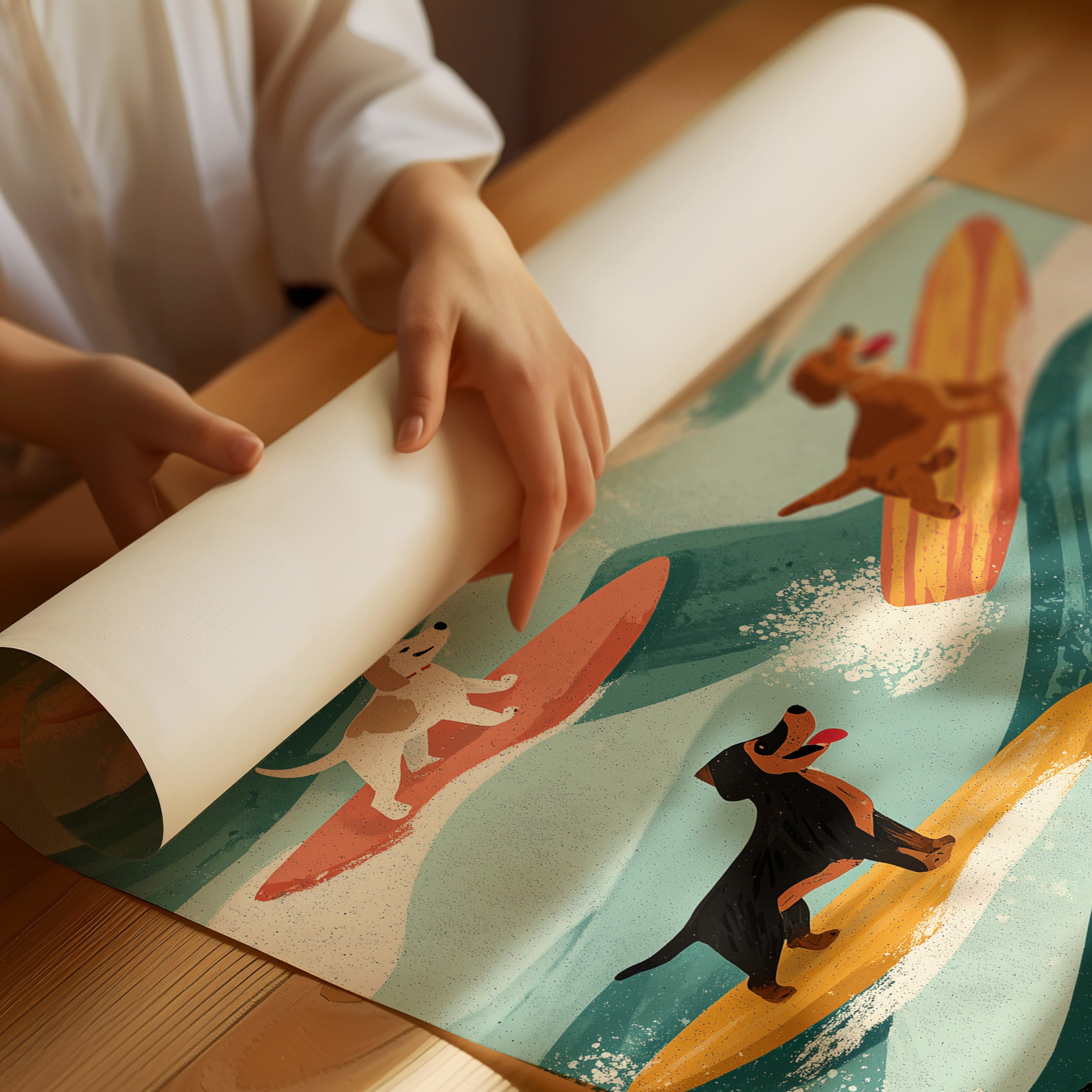 Paws Surfboards: Canine Wave Riders